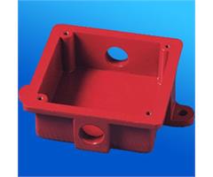 WB4X2 X-Diverse  WaterProof Back Box 4"  w/2 x M20 [ red] 
